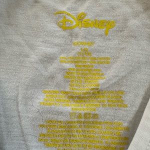 Disney tie in front shirt